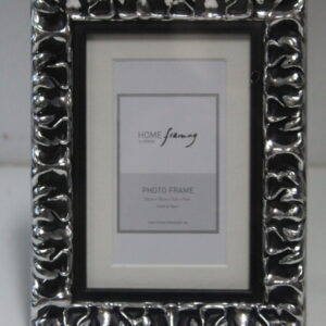 Marco Photo Frame con Decoración Plateado 10x15