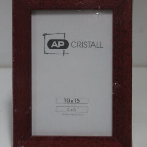 Marco AP Cristall de Madera Rojo 10x15
