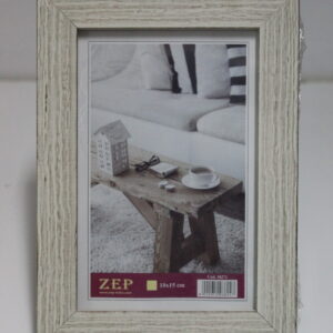 Marco Zep de madera color crema 10x15