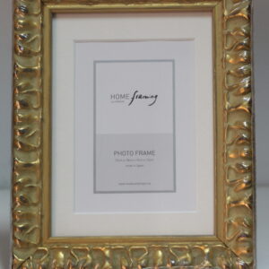 Marco Photo Frame con Decoración Dorado 13x18