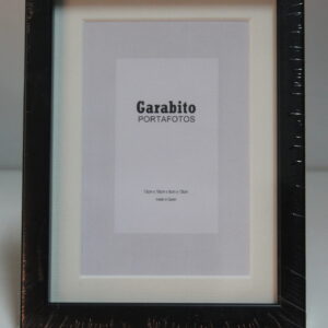 Marco Garabito Liso Negro 13x18