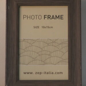 Marco Photo Frame de Madera Gris Oscuro 10x15